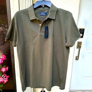 POLO by RALPH LAUREN. NWT. Sage Green Polo Shirt. Size Large.